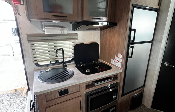 Well equipped kitchen.