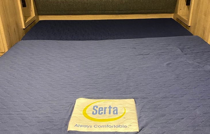 New Serta memory-foam mattress