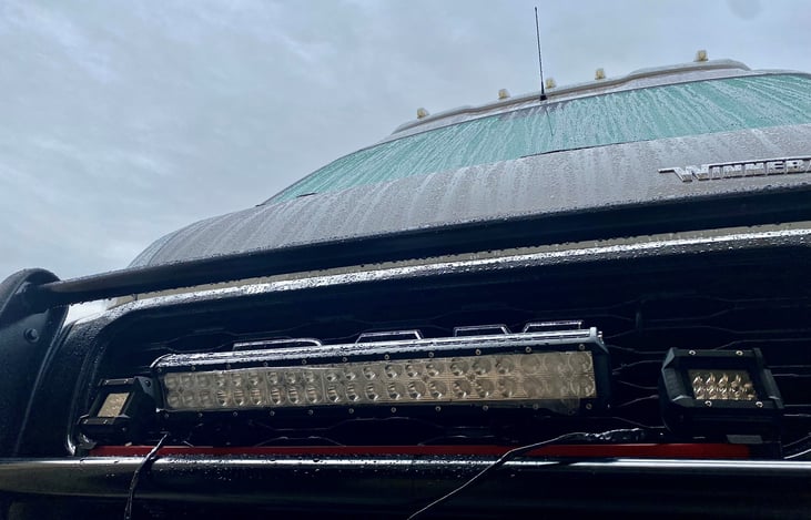 bumper guard grill and LED light bar