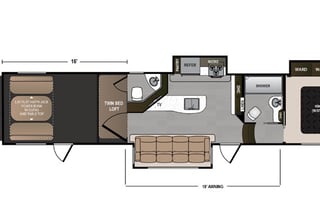 2019 Dutchmen - Voltage Triton 3951