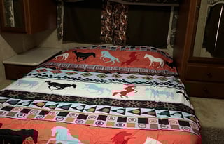 Enjoy the sunsets in a pet-friendly Cowboy Camper!