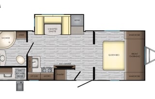 Cozy 2019 CrossRoads RV Sunset Trail Super Lite