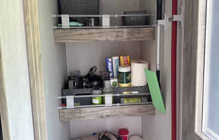 Huge pantry for all your goods.