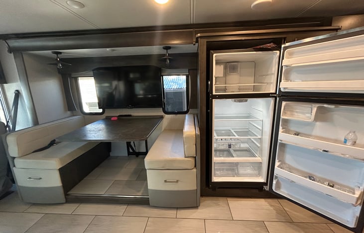 Extra Large Dinette and Refrigerator