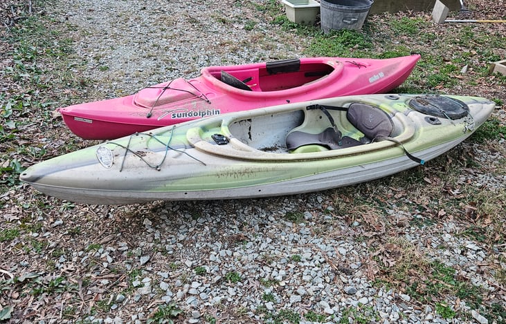 Optional adult kayaks