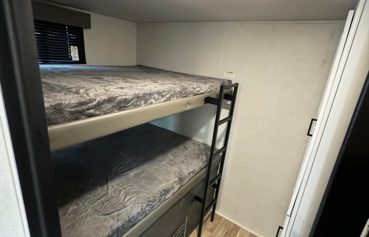 bedroom with full bunk beds