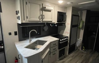 Epic camping adventure. Pet friendly & loaded.