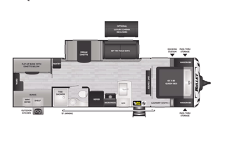 2022 Keystone Bullet with Bunk Room