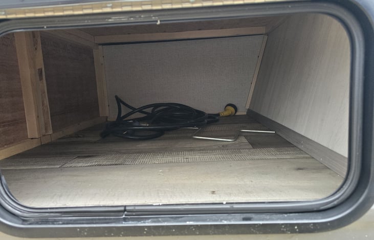 Outside storage compartment