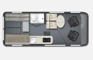 RAMBO Camper Van: Sleeps 5 (Seatbelts for 4)