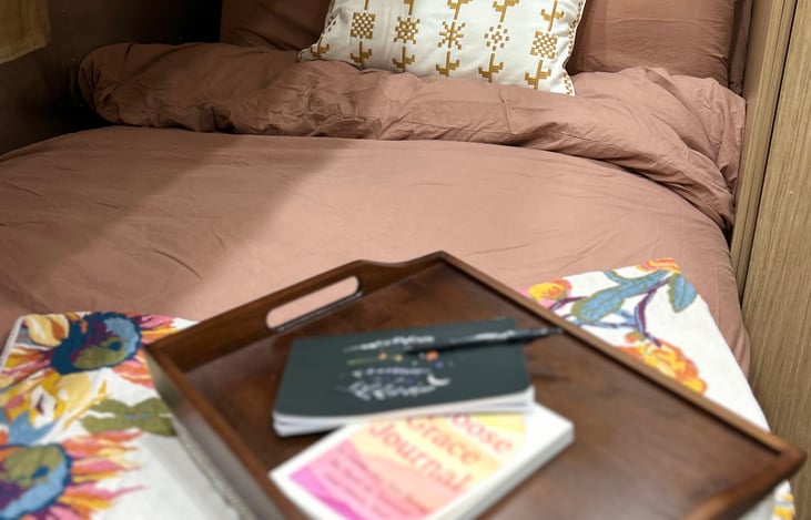 Plush, luxury bedding included! Fall asleep every night surrounded by comfort!