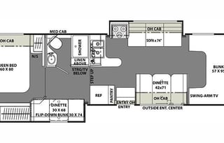 2020 Forest River Coachmen Freelander 31BH BMN1245