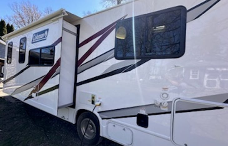 Driver Side Slide out with slide out awning.