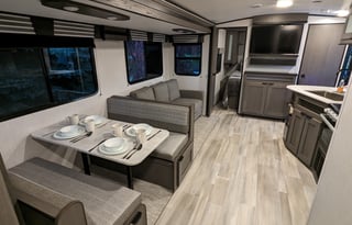 King Bed and Private Quad bunks  2022 Cruiser MPG