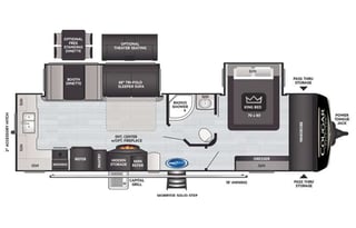 2021 Keystone RV Cougar Half-Ton 30RKD