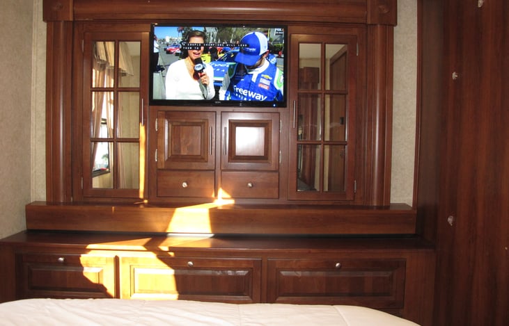 Large wardrobe in master bedroom