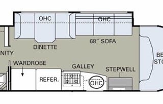 Easy Breezy 2009 Holiday Rambler 24RBF Motorhome