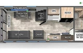 Vera's Mini Loft - Delivery Only due to height