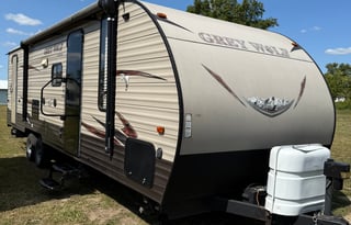 Fun Semi Modern Travel Trailer
