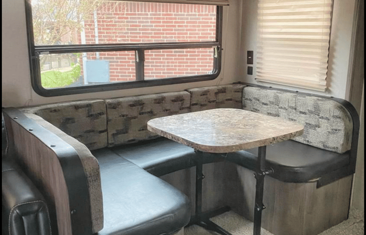 Dinette makes into a Full Size Bed