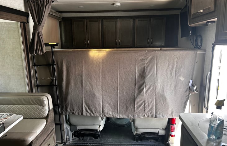 Front with Privacy Curtain