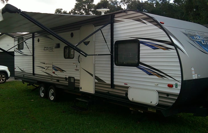 Large Awning for Outdoor Shade