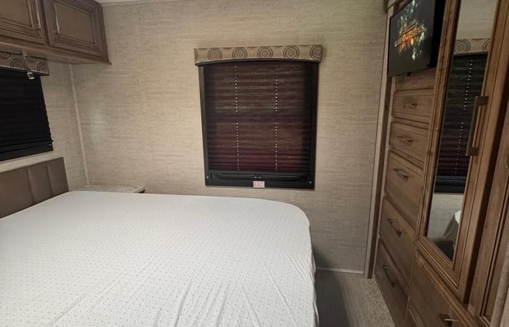 Front view of the entire bedroom.