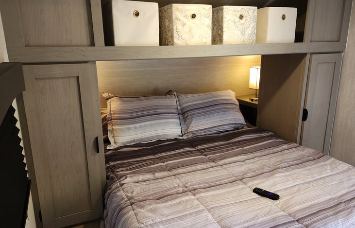 Primary Bedroom
with Smart Roku TV