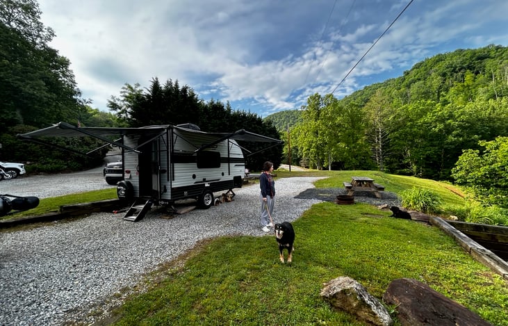 One of our renters in the Blue Ridge Area!