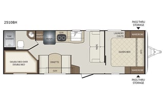 2017 Keystone RV Bullet Crossfire 2510BH