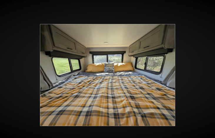 Main Bed in the Rear Slide Out.