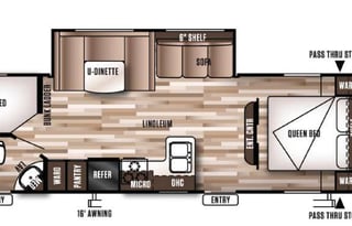 2016 Forest River RV Wildwood X-Lite 263BHXL