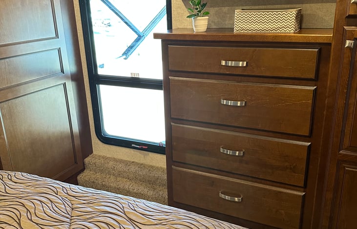 Large bedroom window