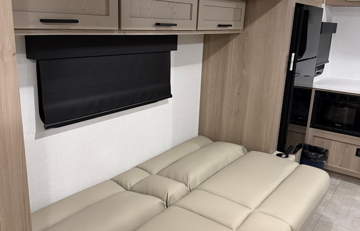 Jackknife Couch folds into a bed