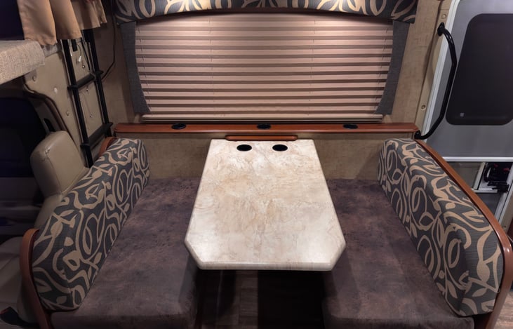 4 Person Dinette that turns into sleeping space