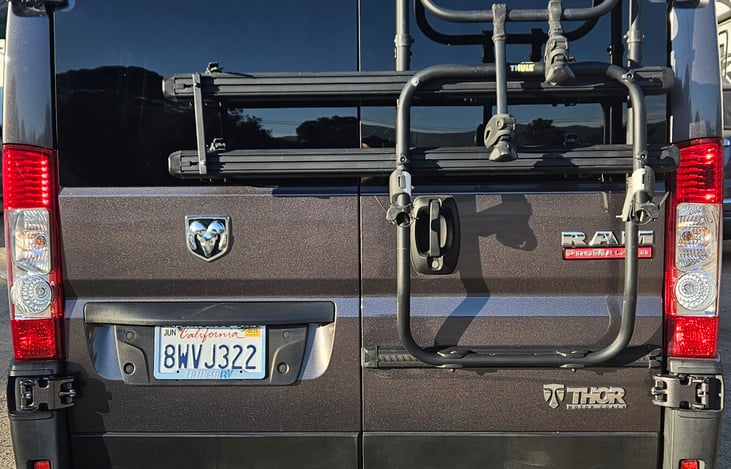 rear with bike rack and receiver