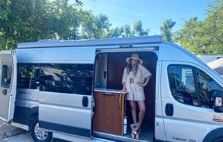 Luxury Camper Van | King Bed, Bathroom, Generator