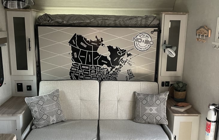 Murphy bed as a sofa