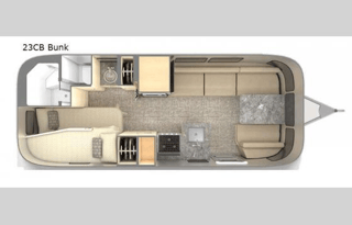 2021 Airstream Flying Cloud 23' RB Bunk