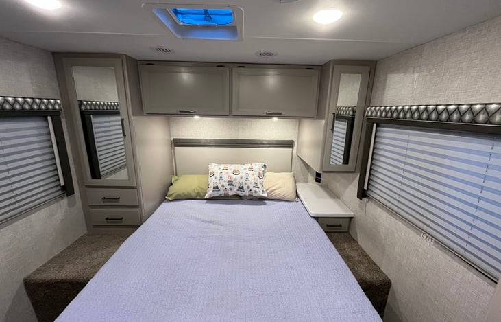 master bed, not a fold up mattress