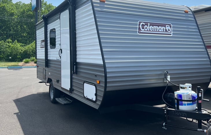 Storage in the front, and power awning! Passenger side of two vehicle