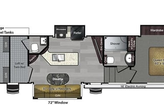 2017 Keystone RV Carbon 357