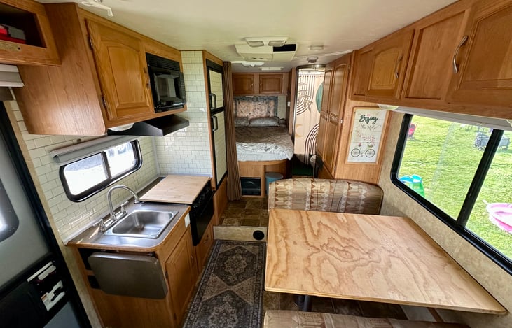 All windows have curtains/blackout shades