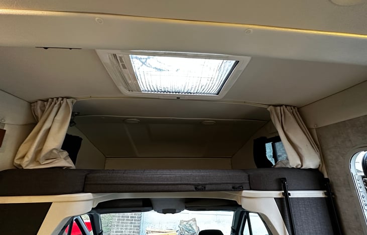 sun light...can be covered up with blinds.