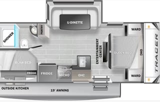Prime Time RV Tracer 24DBS 28' Sleeps 8