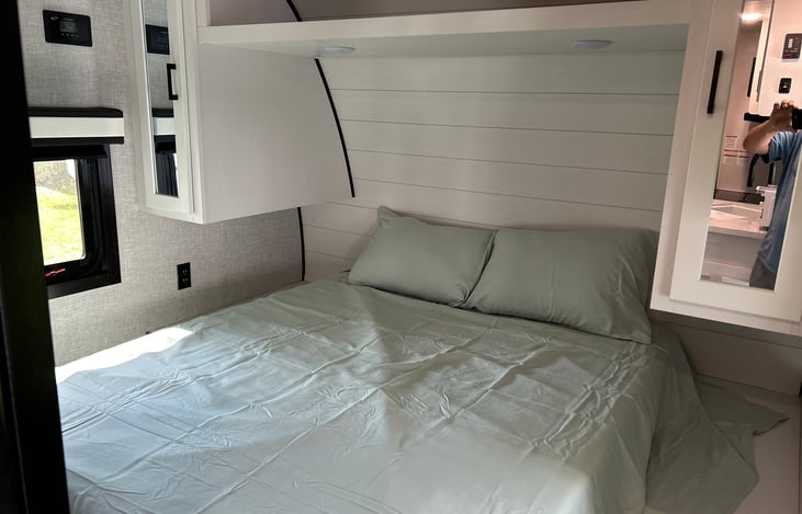 Private bedroom with door