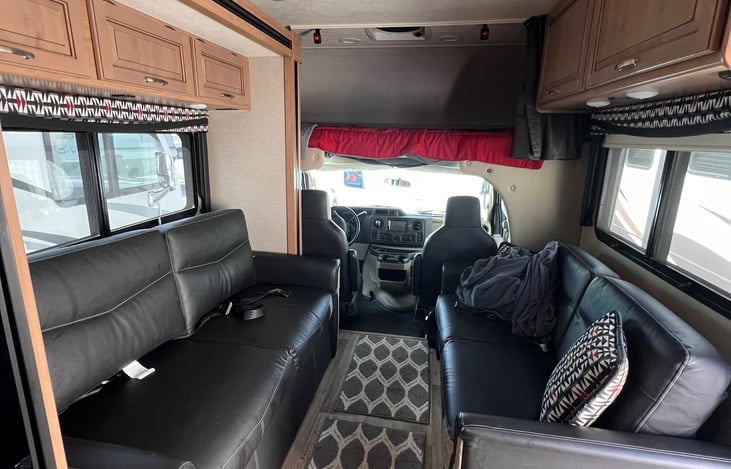 Plenty of room for comfort for your guest while the slide is closed driving to your next adventure.