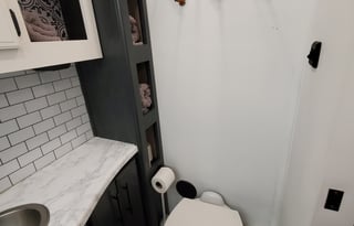 The Happy Camper | Bunks & Upgraded Queen Mattress