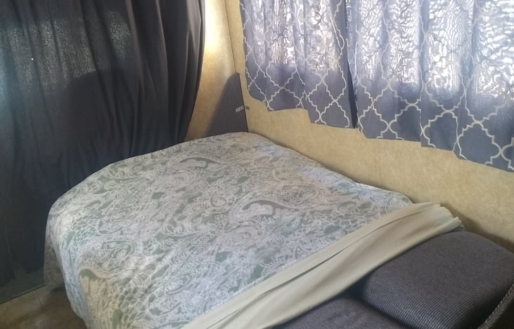 Couch in bed position