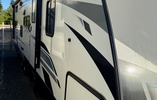 Keystone Passport Sleeps 8 comfortably.